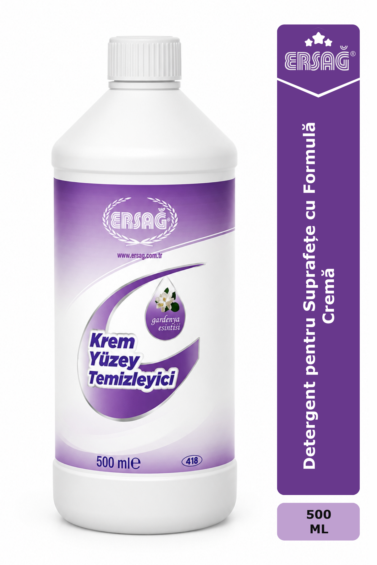 Imagine finală în limba română — ERSAĞ Detergent pentru Suprafețe cu Formulă Cremă 500 ML