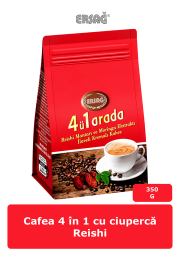 Imagine finală în limba română — ERSAĞ Cafea 4 în 1 cu ciupercă Reishi, 350 g