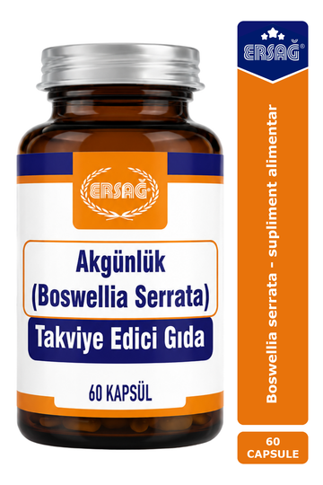 Imagine finală în limba română — ERSAĞ Boswellia serrata – supliment alimentar, 60 capsule