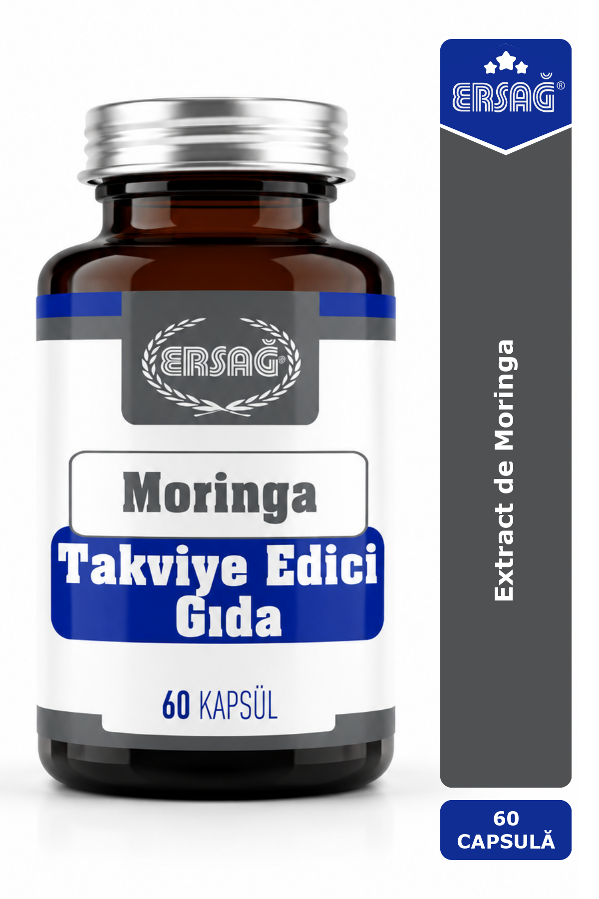 Imagine finală în limba română — ERSAĞ Extract de Moringa 60 Capsulă