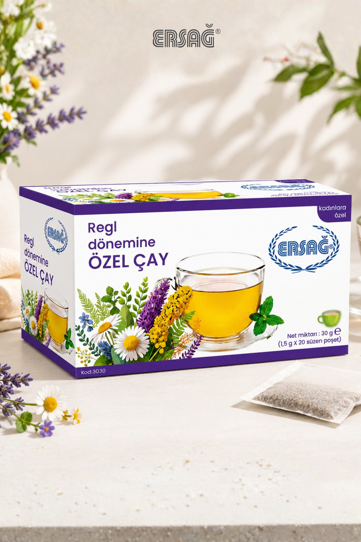 Ceai de plante ERSAĞ pentru perioada menstruală 30 GR