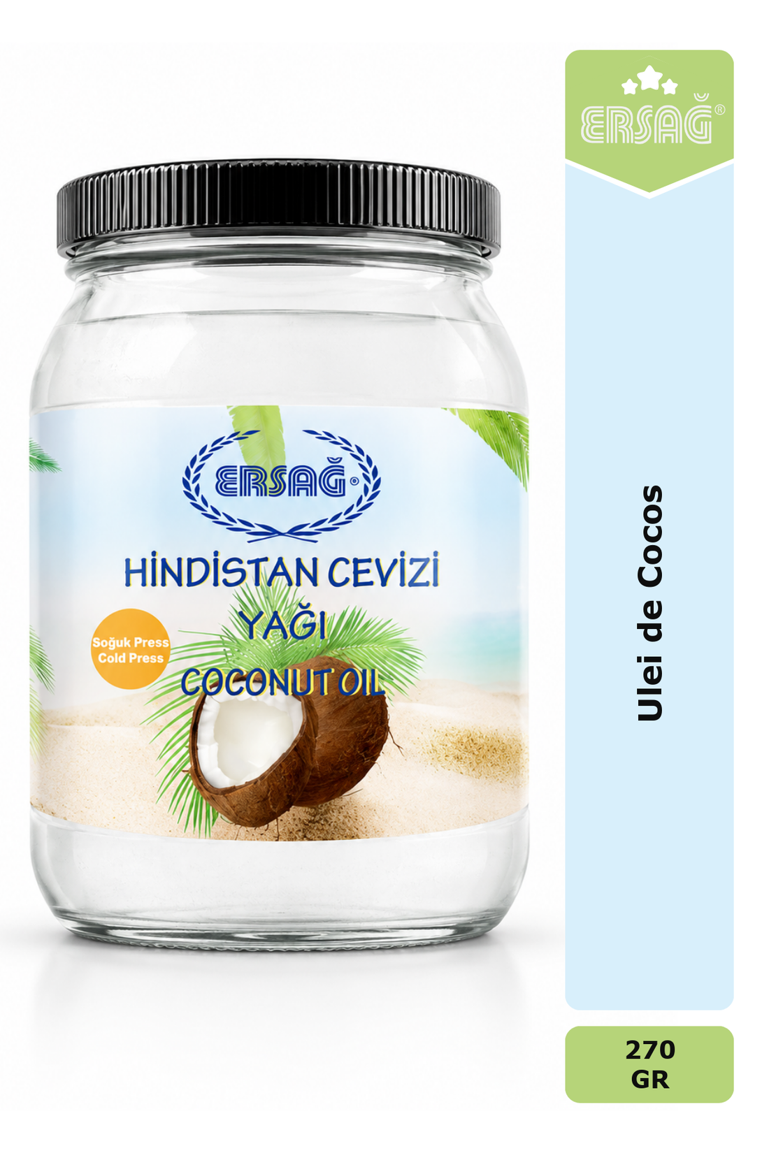 Imagine finală în limba română — ERSAĞ Ulei de Cocos 270 GR