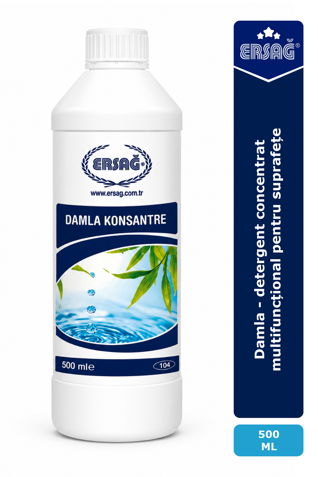 Imagine finală în limba română — ERSAĞ Damla – detergent concentrat multifuncțional pentru suprafețe, 500 ml
