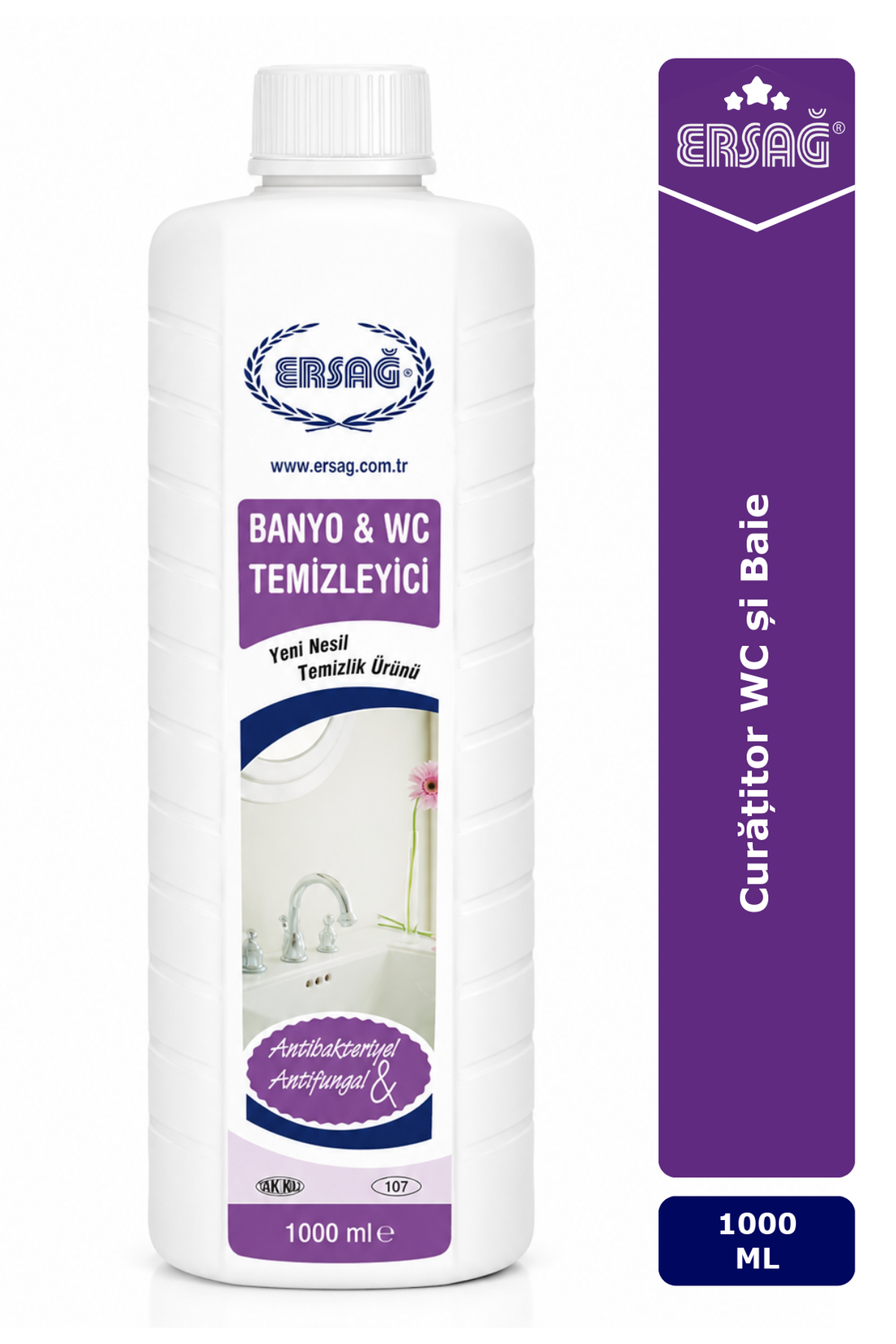 Imagine finală în limba română — ERSAĞ Curățitor WC și Baie 1000 ML