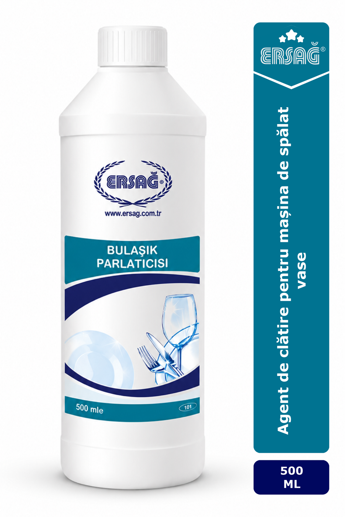 Imagine finală în limba română — ERSAĞ Agent de clătire pentru mașina de spălat vase, 500 ml