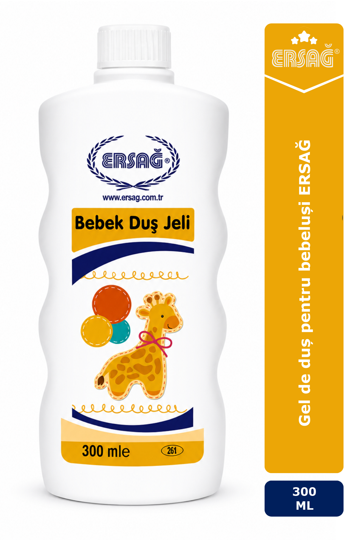Imagine finală în limba română — Gel de duș pentru bebeluși ERSAĞ 300 ML