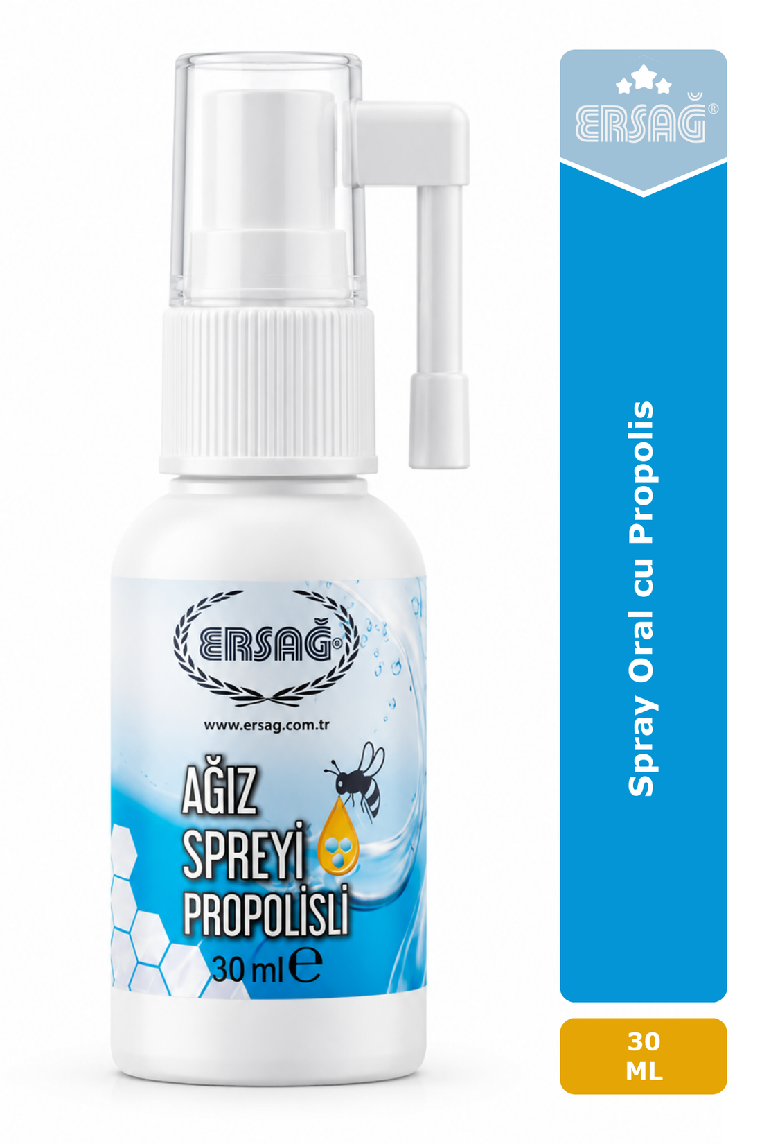 Imagine finală în limba română — ERSAĞ Spray Oral cu Propolis 30 ML