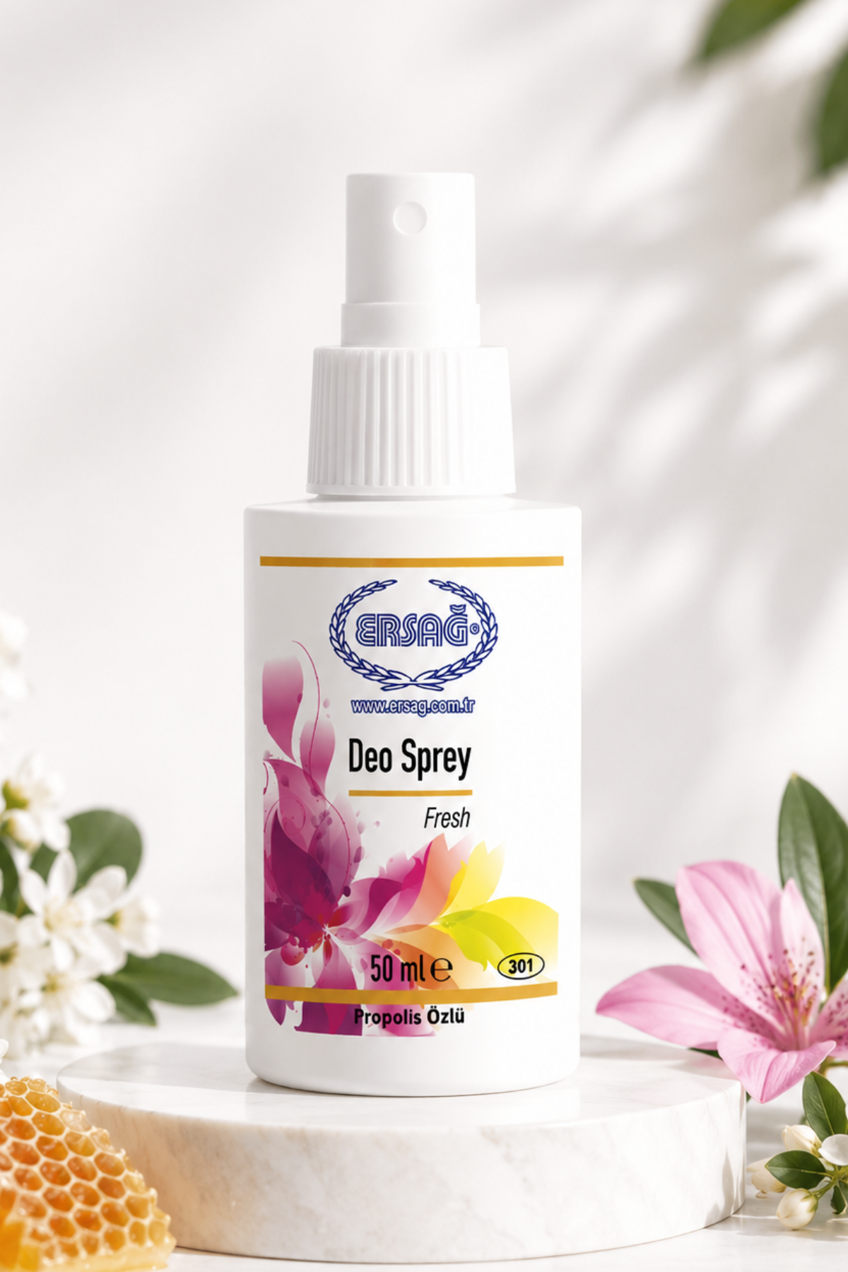 Spray Deodorant ERSAĞ cu Propolis pentru Miros de Transpirație Fresh 50 ML