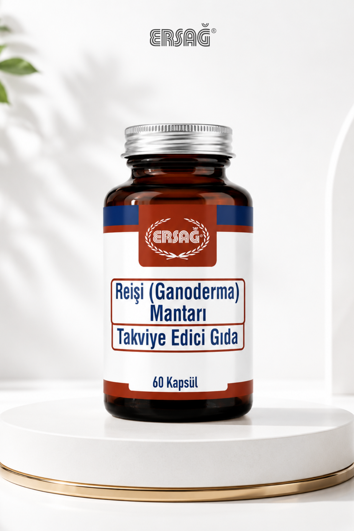ERSAĞ Ciupercă Reishi (Ganoderma) – supliment alimentar, 60 capsule