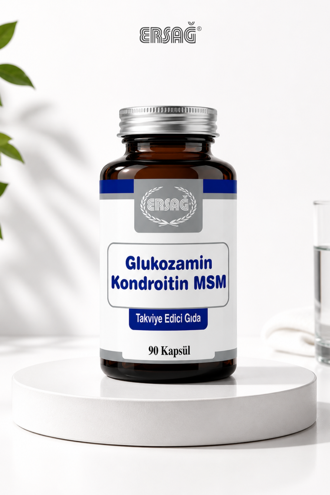 Imagine finală în limba română — ERSAĞ Glucozamin Condroitin MSM Supliment Alimentar 90 Capsule