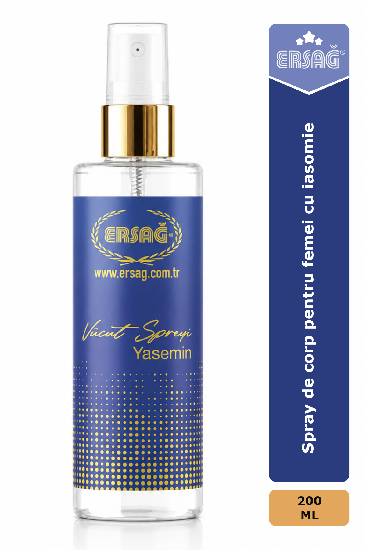 Imagine finală în limba română — ERSAĞ Spray de corp pentru femei cu iasomie 200 ML