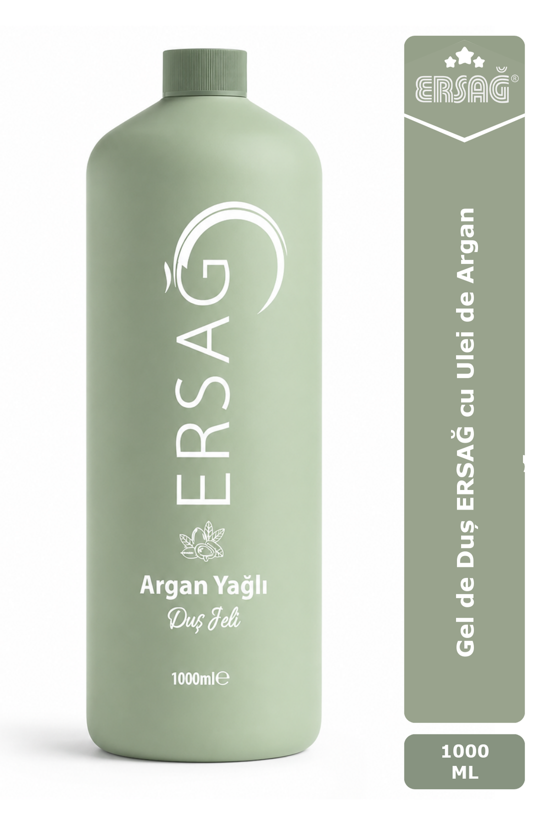 Imagine finală în limba română — Gel de Duș ERSAĞ cu Ulei de Argan 1000 ML
