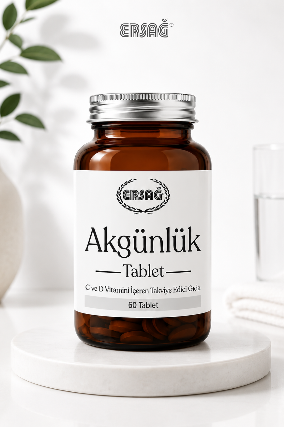 ERSAĞ Boswellia cu vitaminele C și D – supliment alimentar, 60 comprimate