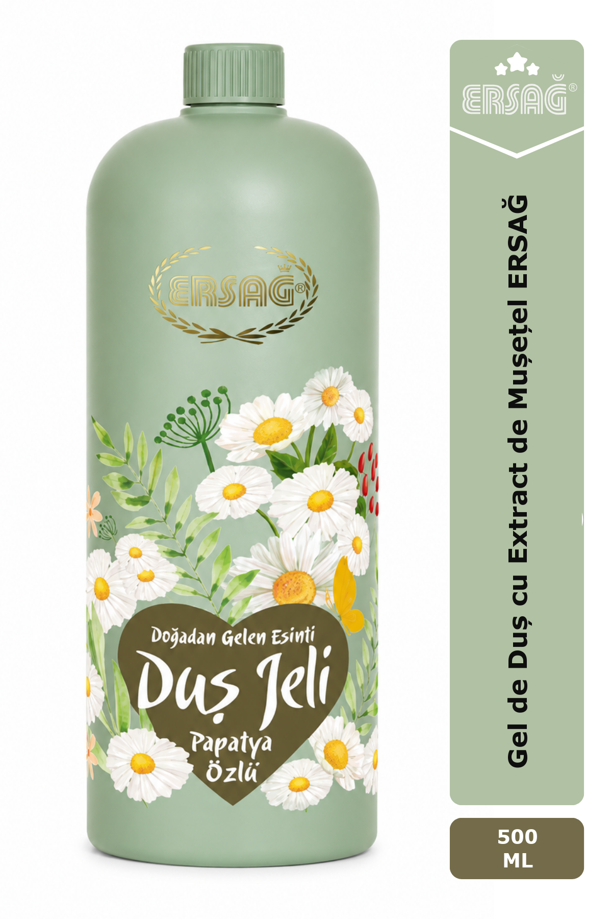 Imagine finală în limba română — Gel de Duș cu Extract de Mușețel ERSAĞ 500 ML