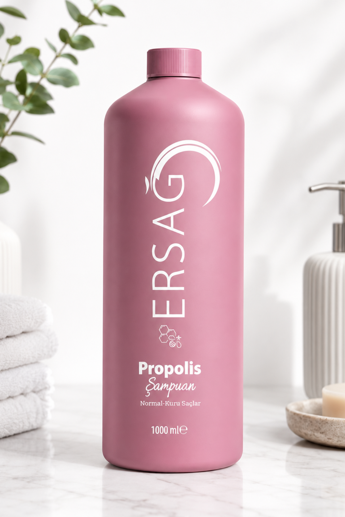 Șampon ERSAĞ cu Propolis 1000 ML - Păr Normal și Uscat