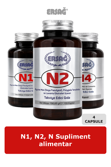 Imagine finală în limba română — ERSAĞ N1, N2, N4 Capsule Supliment alimentar