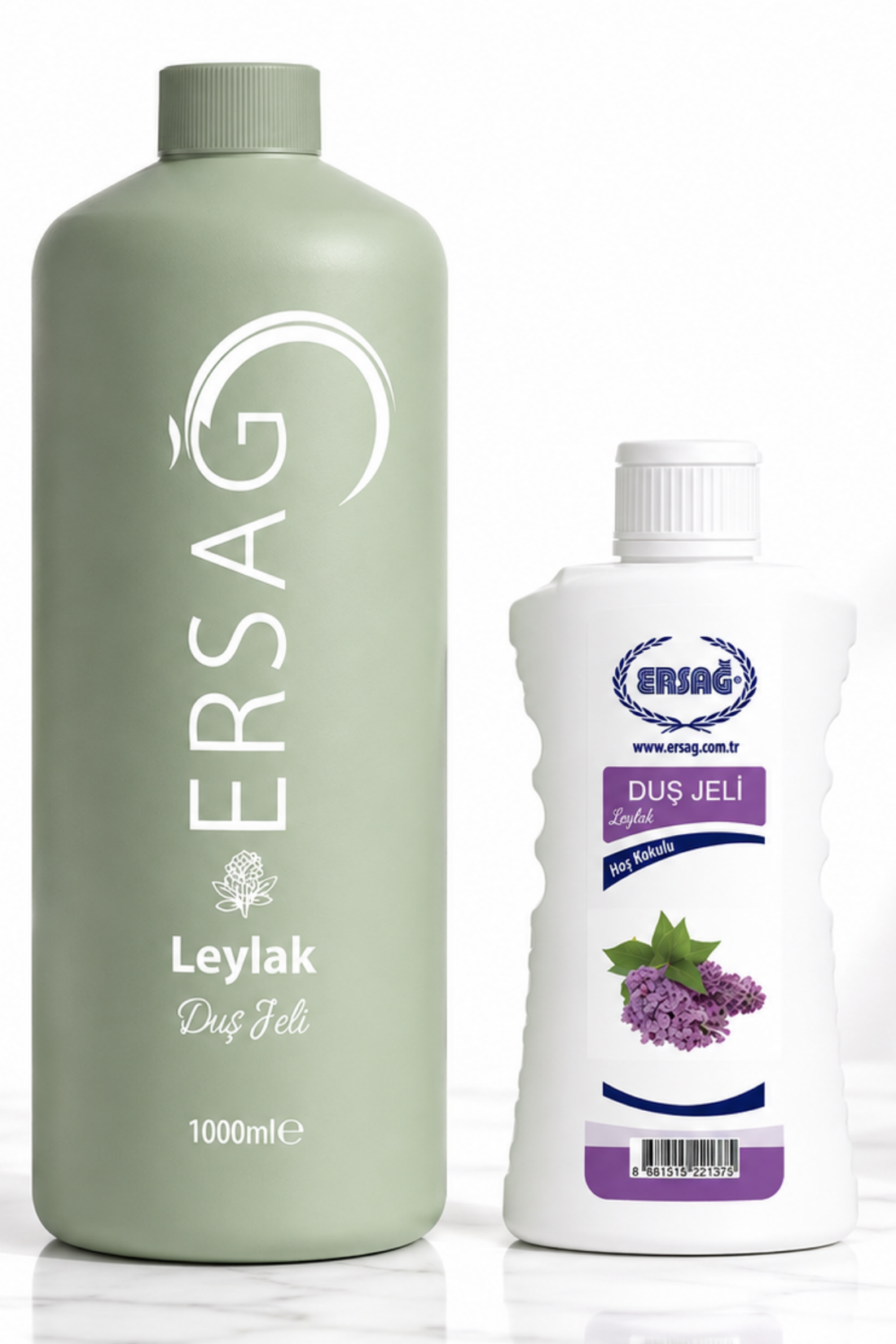 Imagine finală în limba română — ERSAĞ Gel de duș cu pompă, parfum de liliac, 1000 ml