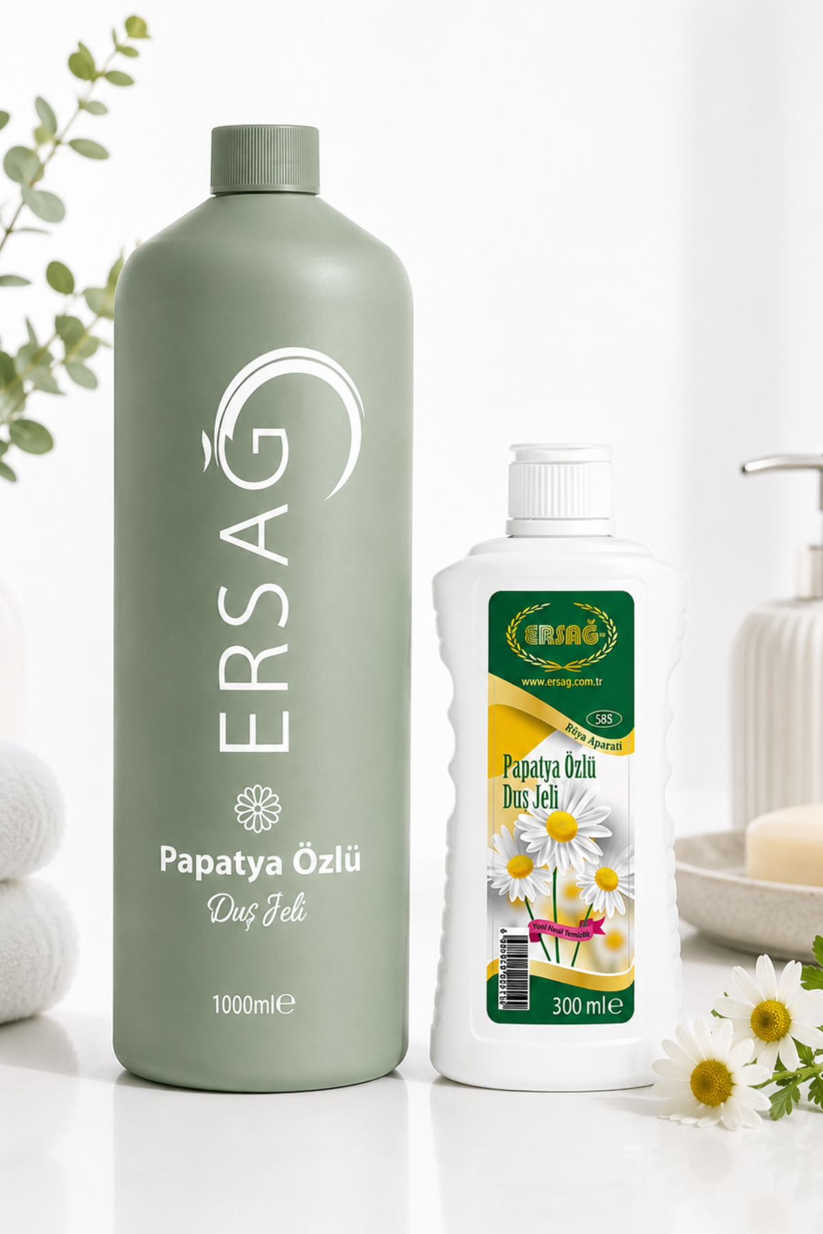 Gel de duș cu aparat și extract de mușețel ERSAĞ 1000 ML