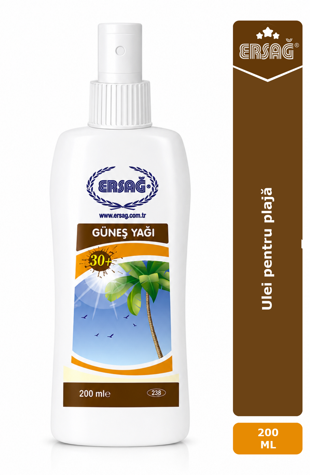 Imagine finală în limba română — ERSAĞ Ulei pentru plajă, 200 ml