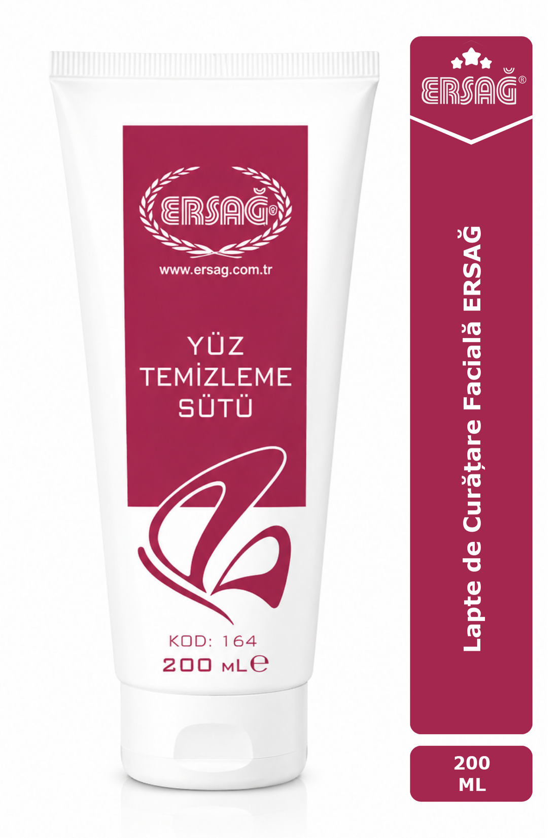 Imagine finală în limba română — Lapte de Curățare Facială ERSAĞ 200 ML
