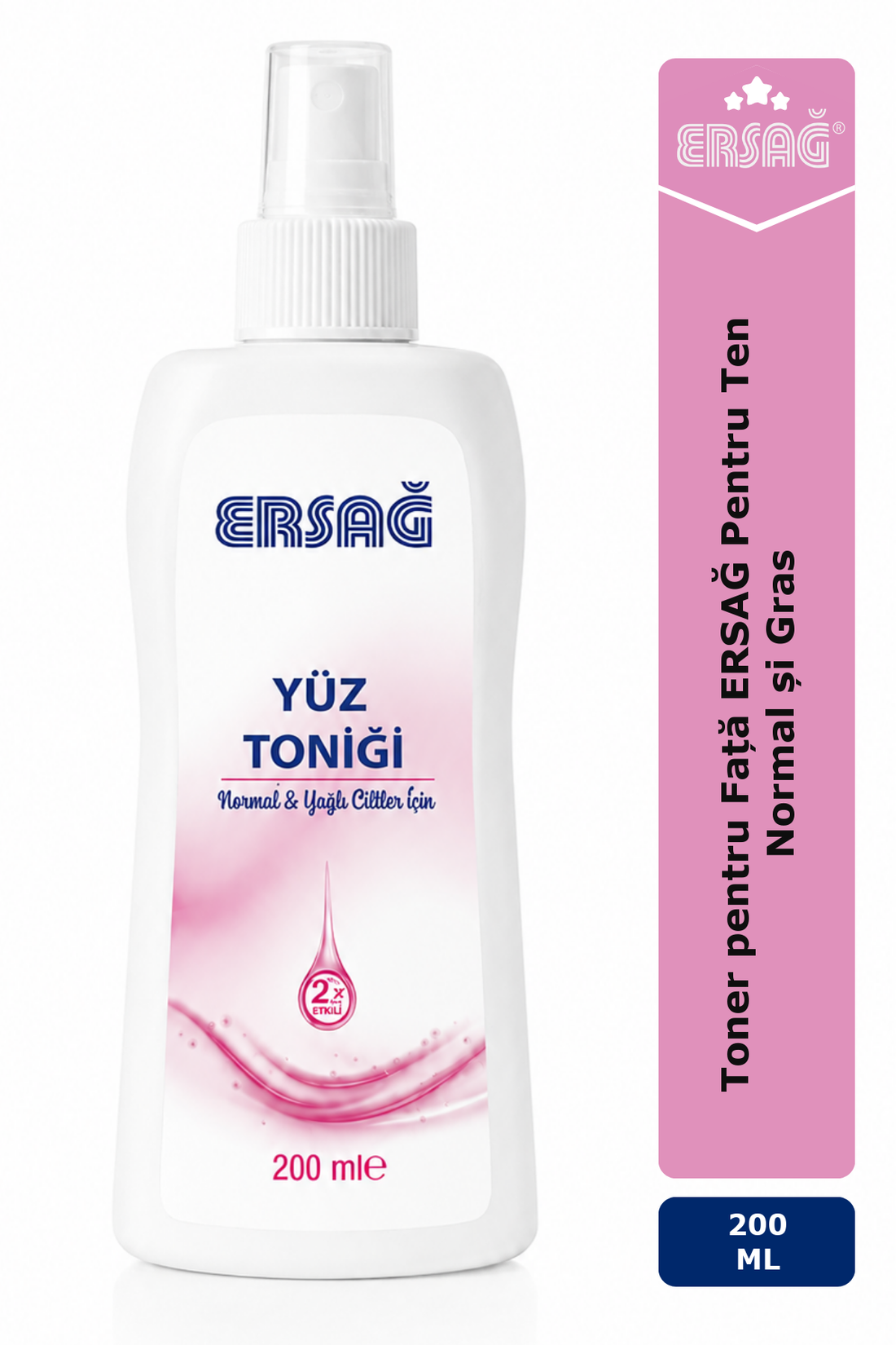 Imagine finală în limba română — Toner pentru Față ERSAĞ Pentru Ten Normal și Gras 200 ML
