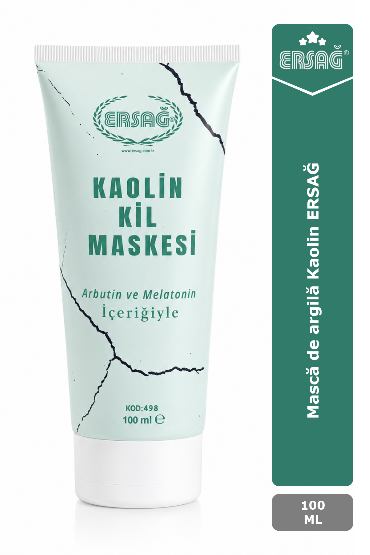 Imagine finală în limba română — Mască de argilă Kaolin ERSAĞ 100 ML