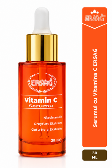 Imagine finală în limba română — Serumul cu Vitamina C ERSAĞ 30 ML