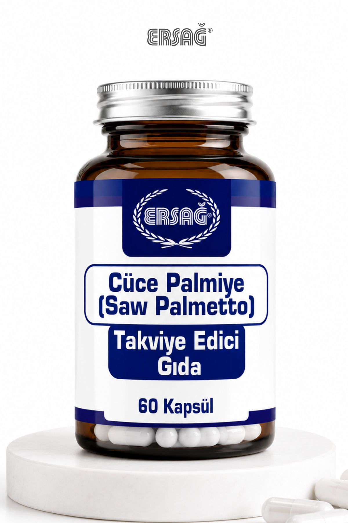 ERSAĞ Palmier Pitic Saw Palmetto Supliment Alimentar 60 Capsule