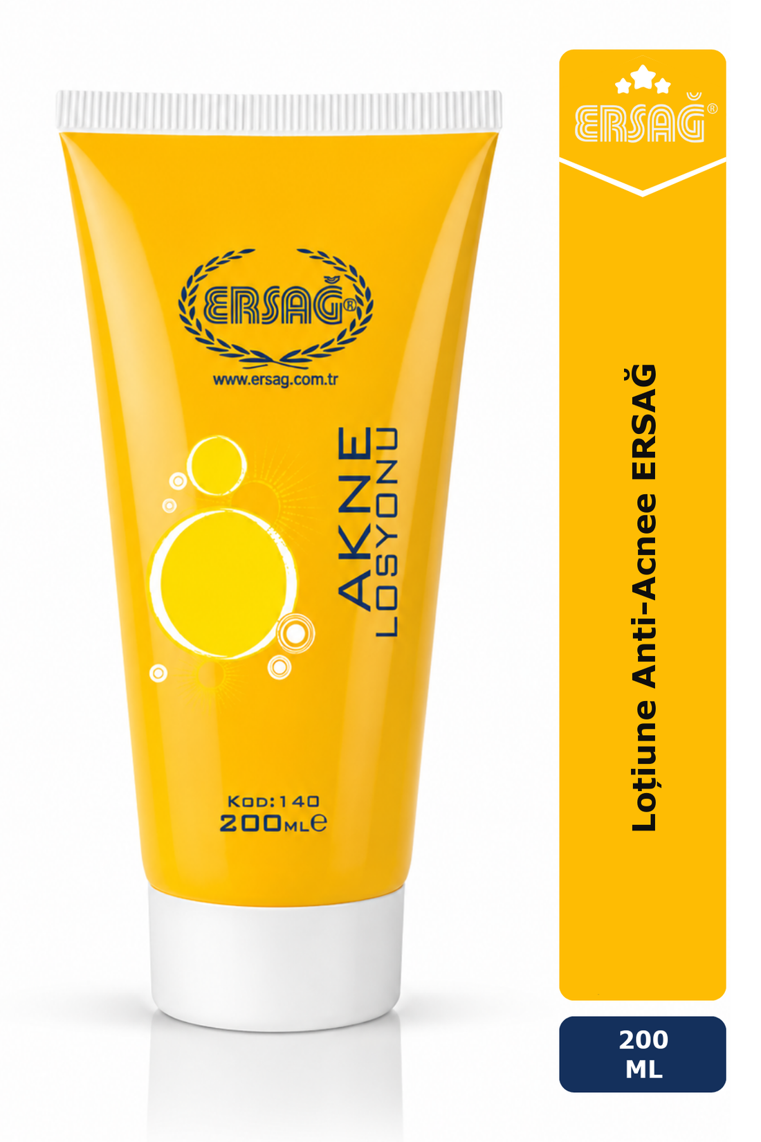 Imagine finală în limba română — Loțiune Anti-Acnee ERSAĞ 200 ML