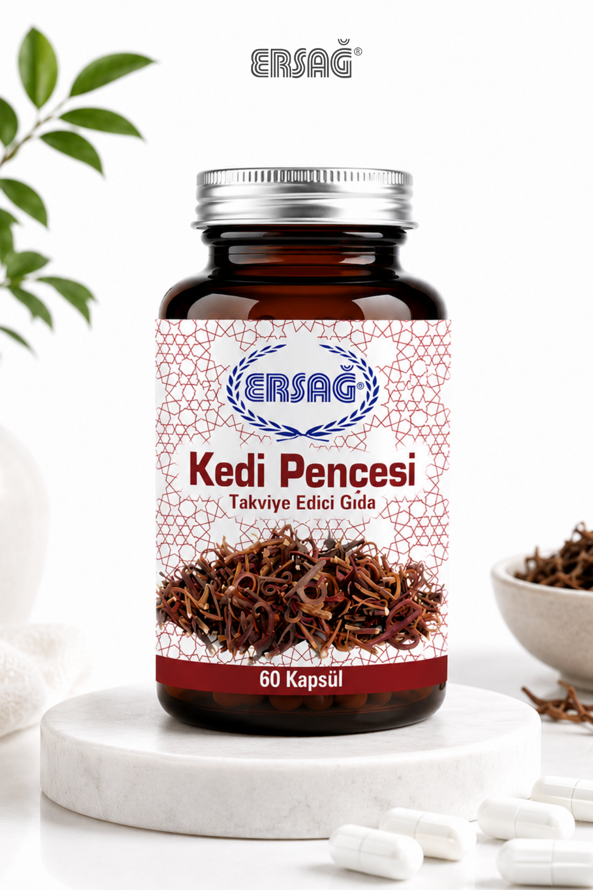 ERSAĞ Extract de Gheara Pisicii Supliment alimentar 60 Capsule