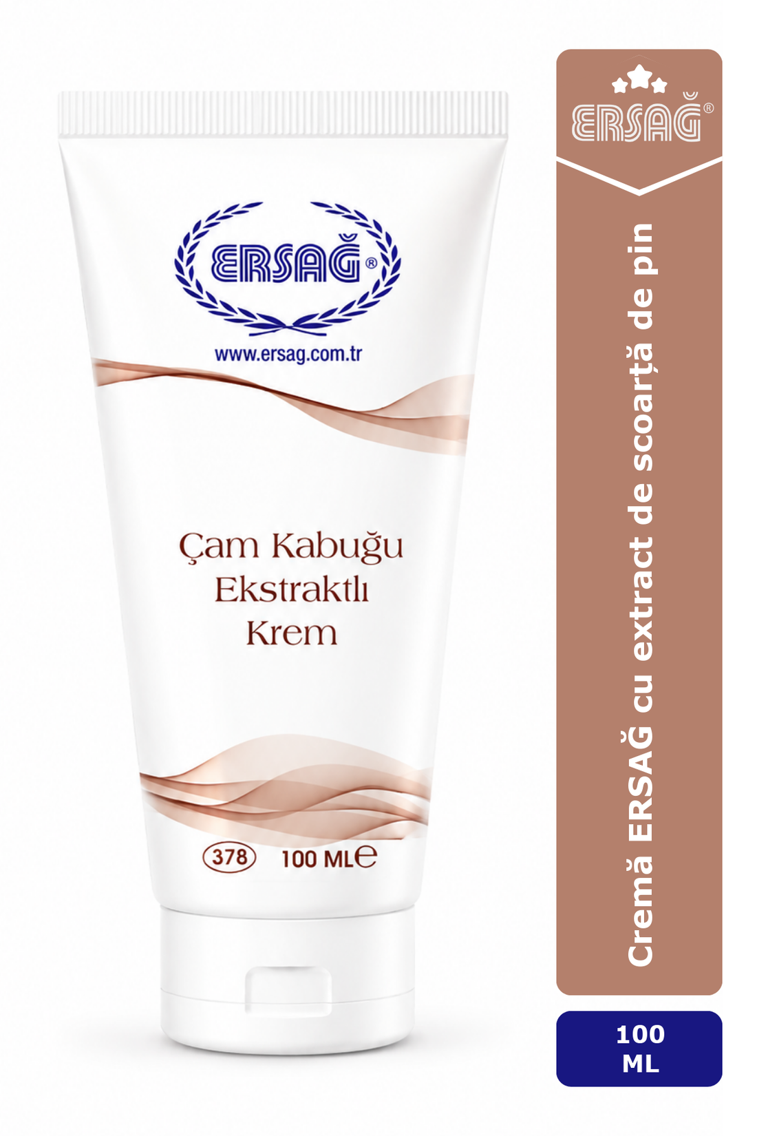 Imagine finală în limba română — Cremă ERSAĞ cu extract de scoarță de pin 100 ML