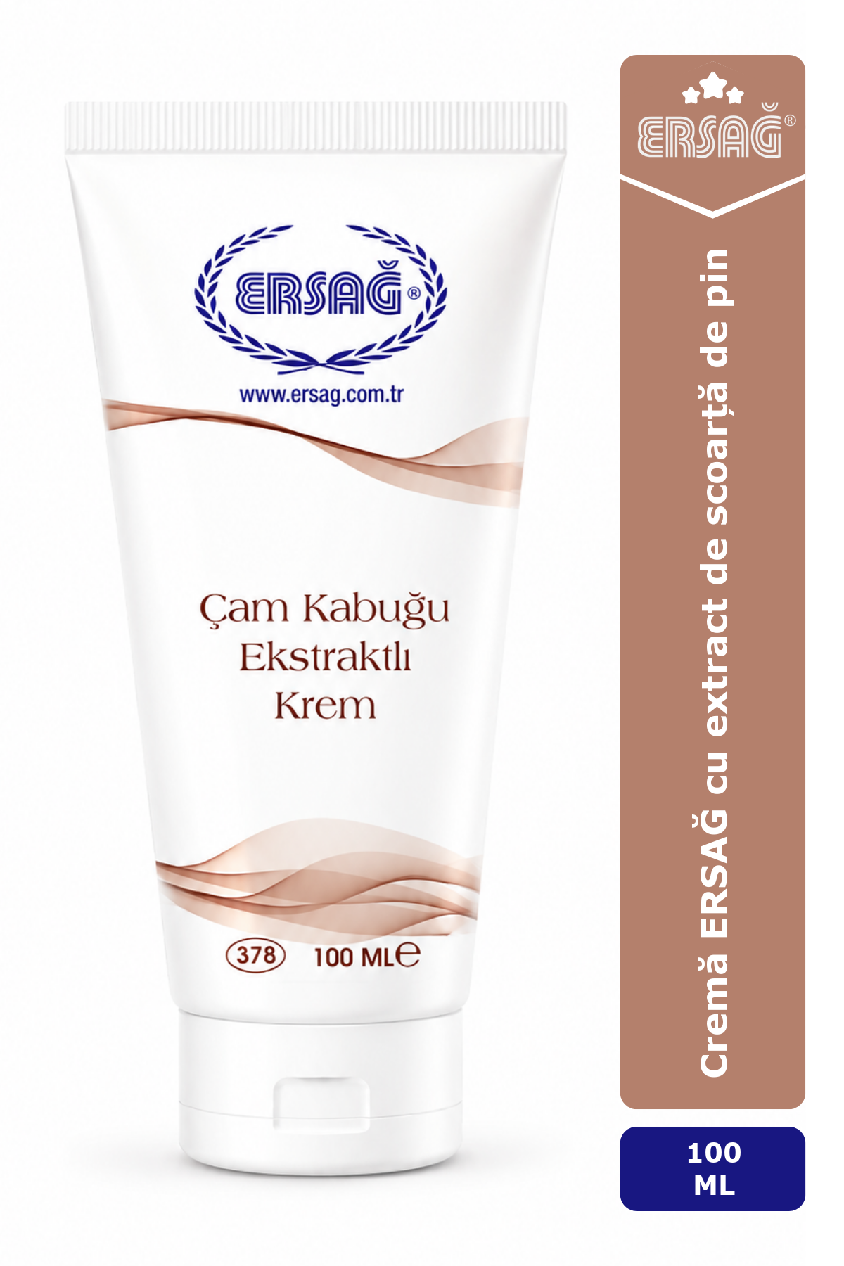 Imagine finală în limba română — Cremă ERSAĞ cu extract de scoarță de pin 100 ML