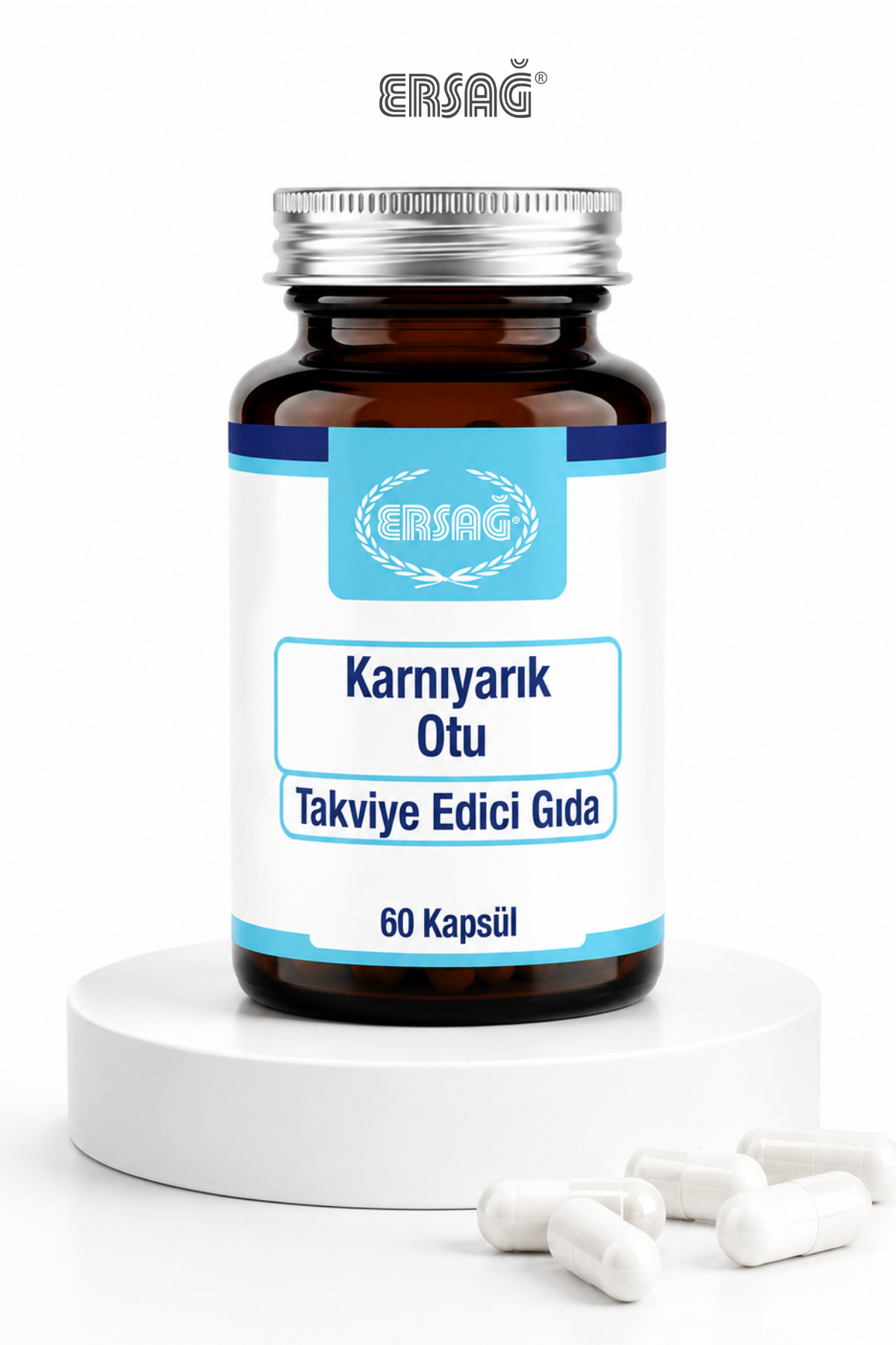 ERSAĞ Extract de psyllium – supliment alimentar, 60 capsule