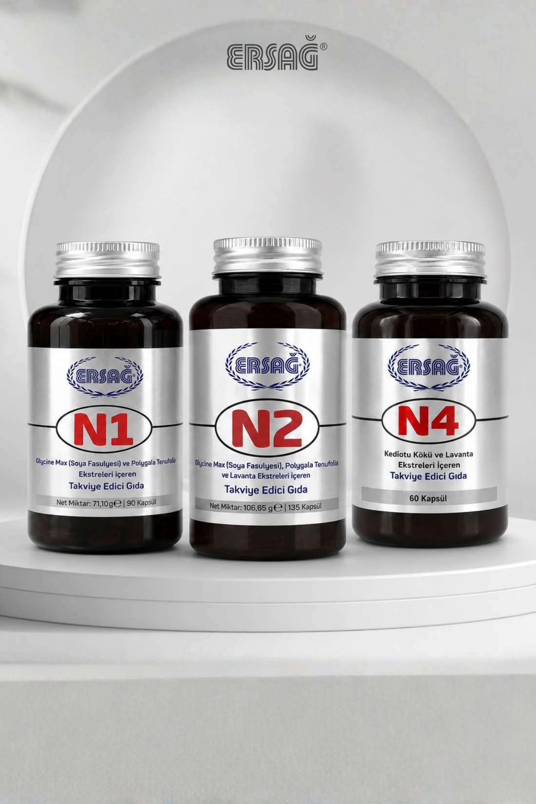 Imagine finală în limba română — ERSAĞ N1, N2, N4 Capsule Supliment alimentar