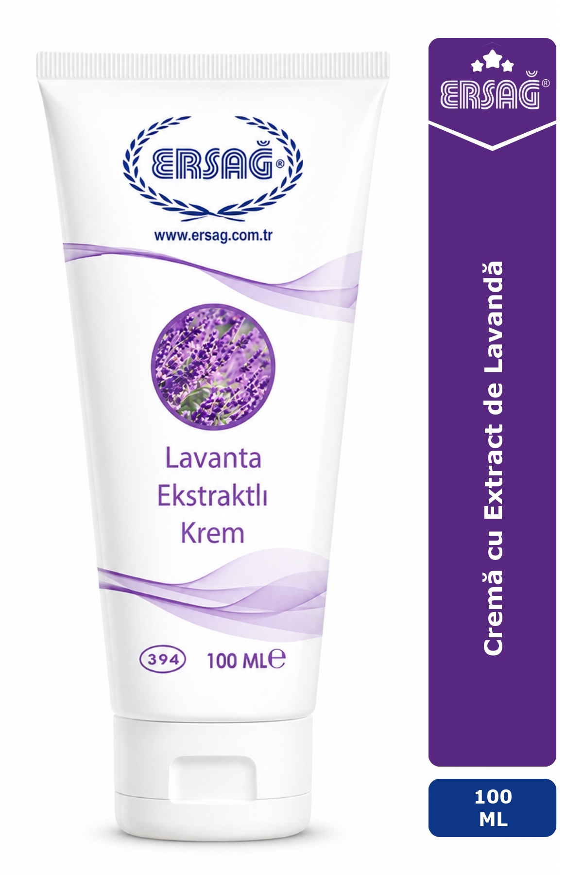 Imagine finală în limba română — ERSAĞ Cremă cu Extract de Lavandă 100 ML