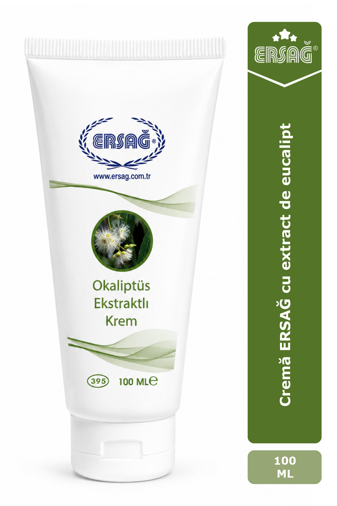 Imagine finală în limba română — Cremă ERSAĞ cu extract de eucalipt 100 ML