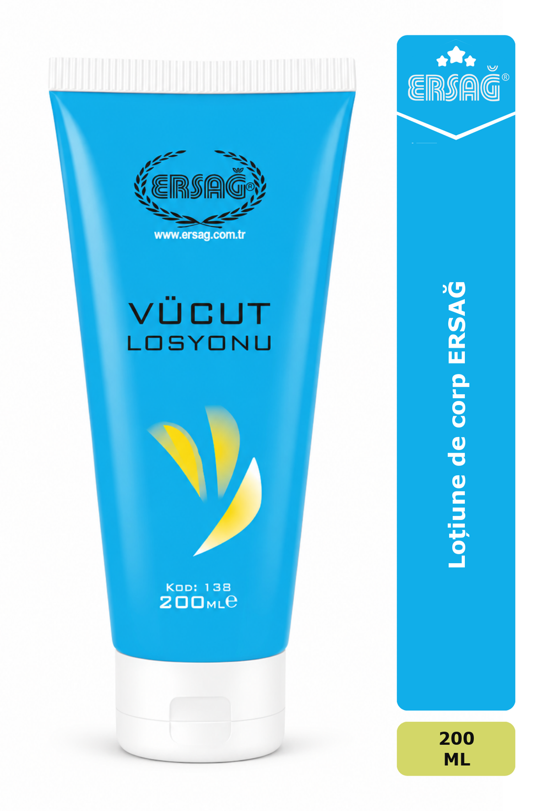 Imagine finală în limba română — Loțiune de corp ERSAĞ 200 ML