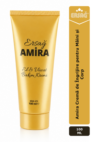 Imagine finală în limba română — ERSAĞ Amira Cremă de Îngrijire pentru Mâini și Corp 100 ML