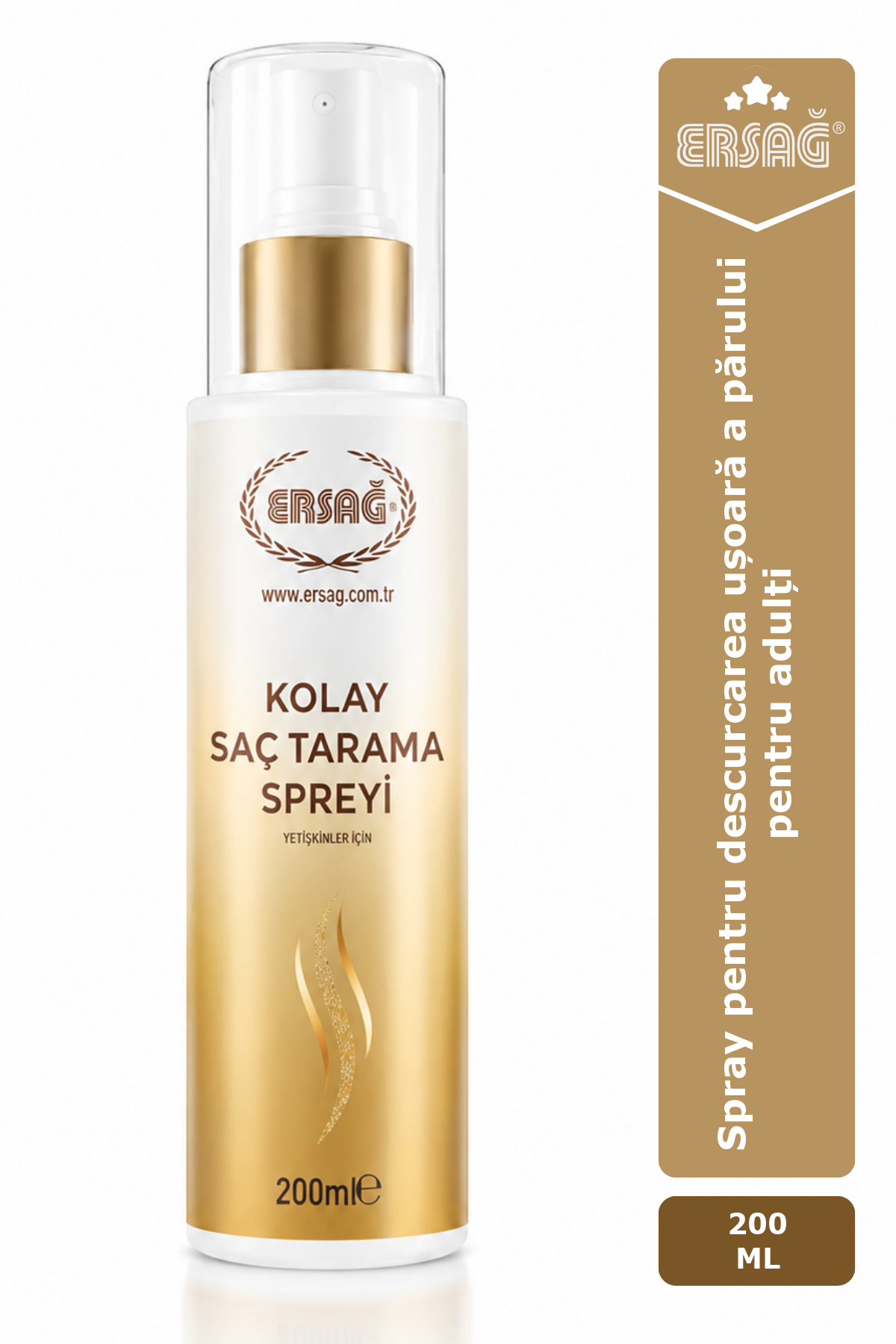 Imagine finală în limba română — ERSAĞ Spray pentru descurcarea ușoară a părului pentru adulți, 200 ml
