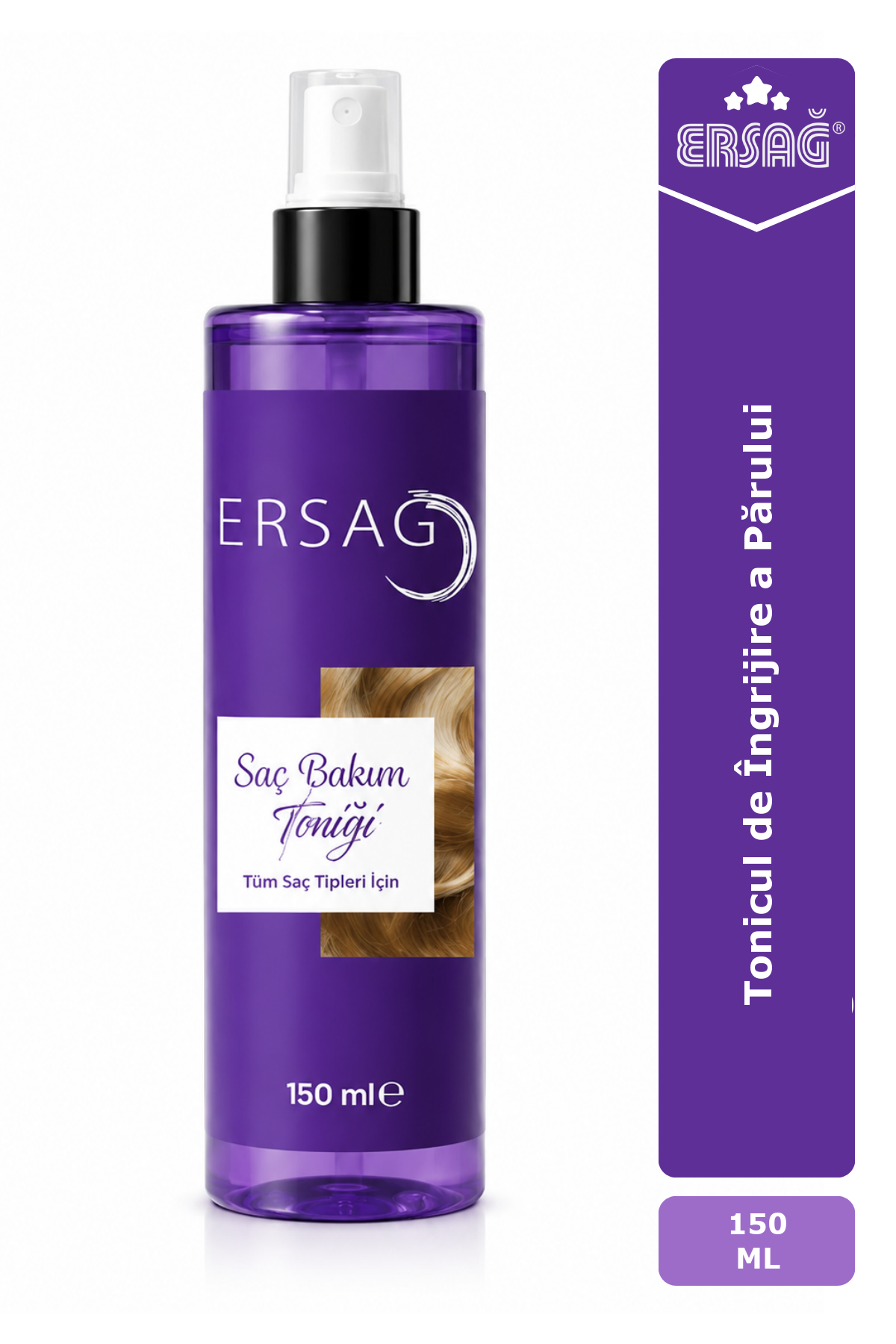 Imagine finală în limba română — ERSAĞ Tonicul de Îngrijire a Părului 150 ML