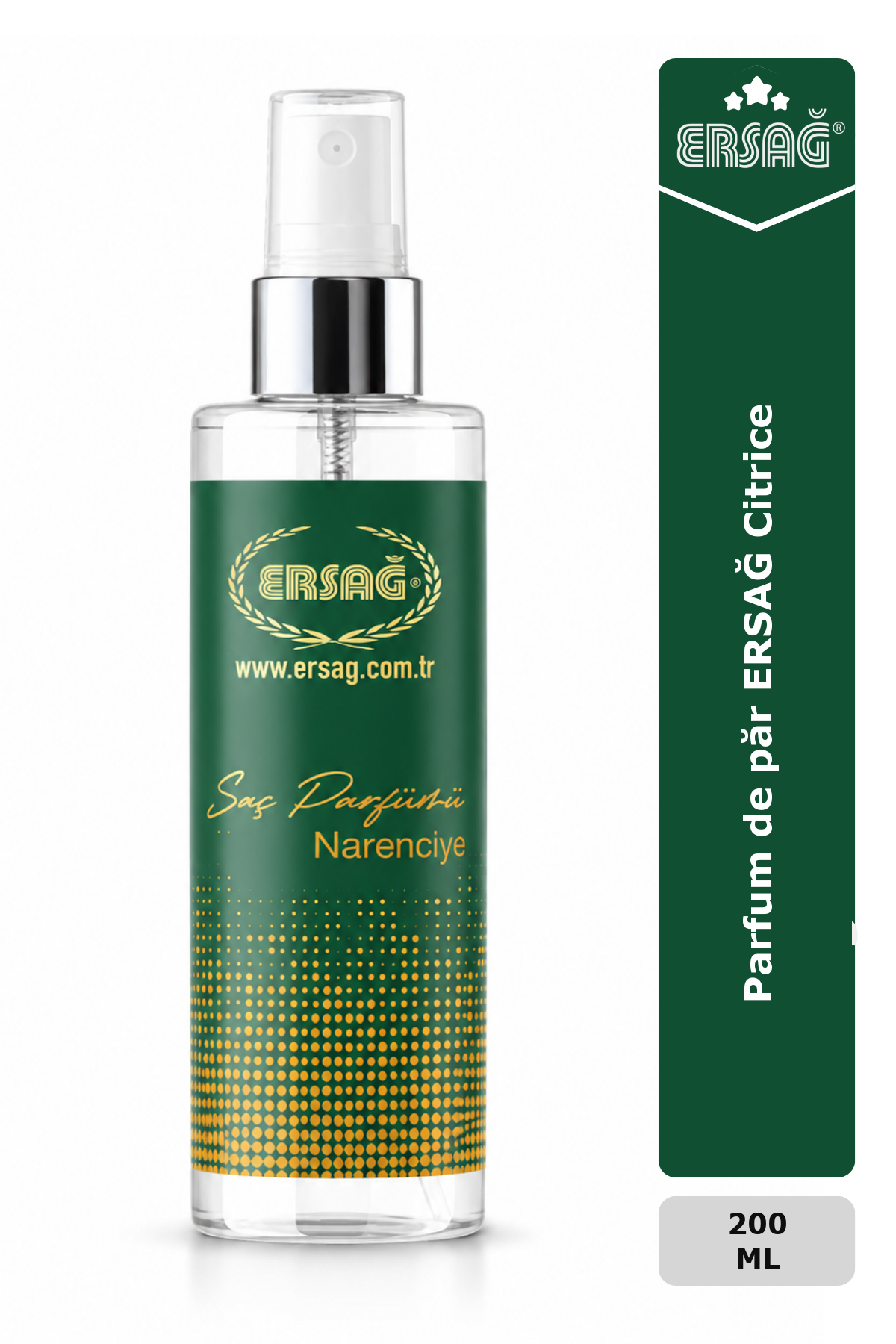 Imagine finală în limba română — Parfum de păr ERSAĞ Citrice 200 ML
