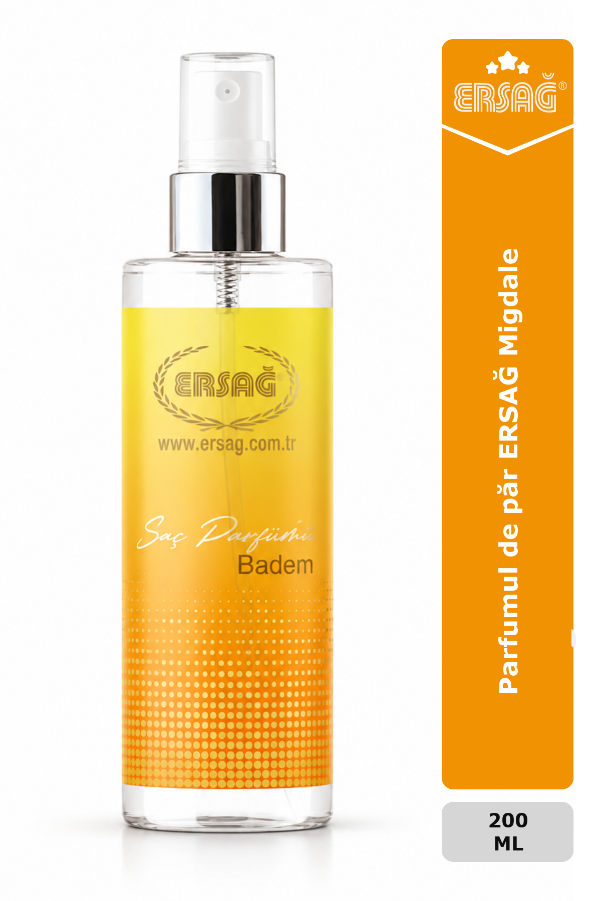 Imagine finală în limba română — Parfumul de păr ERSAĞ Migdale 200 ML