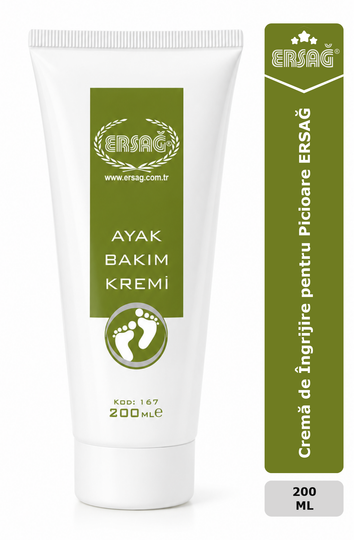 Imagine finală în limba română — Cremă de Îngrijire pentru Picioare ERSAĞ 200 ML
