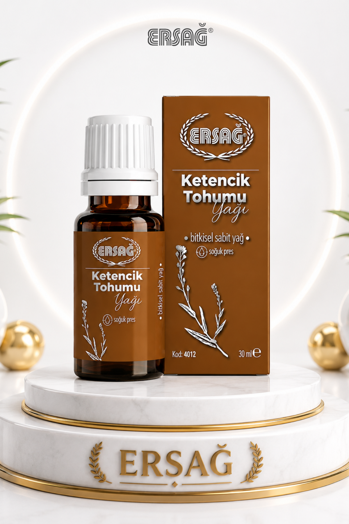 ERSAĞ Ulei de camelină presat la rece, 30 ml
