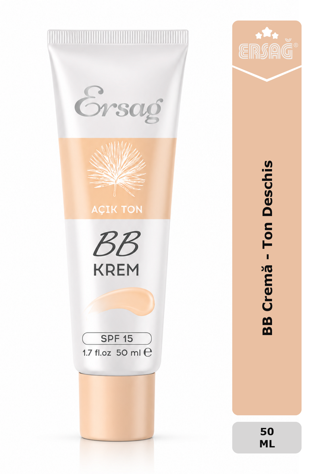 Imagine finală în limba română — ERSAĞ BB Cremă 50 ML - Ton Deschis