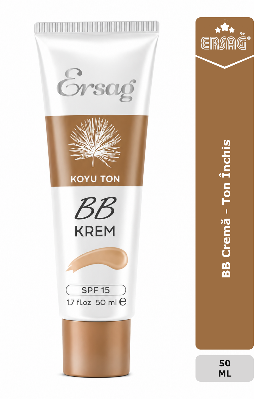 Imagine finală în limba română — ERSAĞ BB Cremă 50 ML - Ton Închis