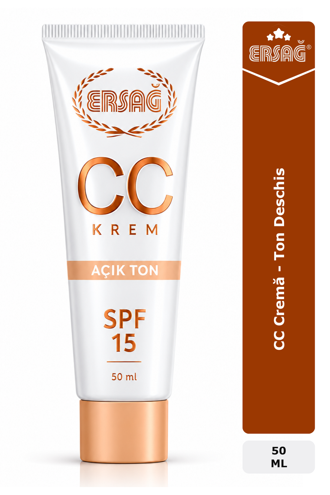 Imagine finală în limba română — ERSAĞ CC Cremă 50 ML - Ton Deschis