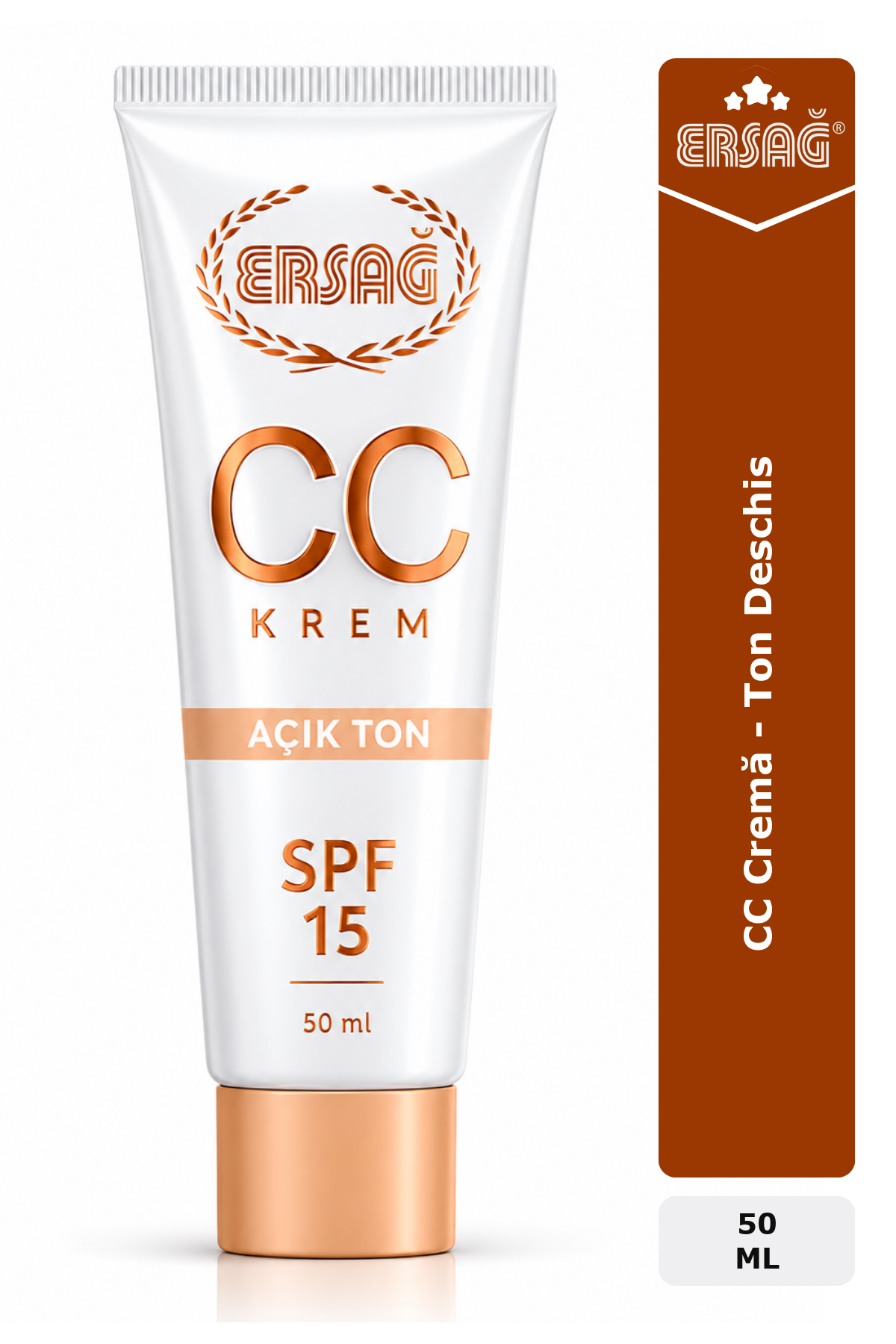 Imagine finală în limba română — ERSAĞ CC Cremă 50 ML - Ton Deschis