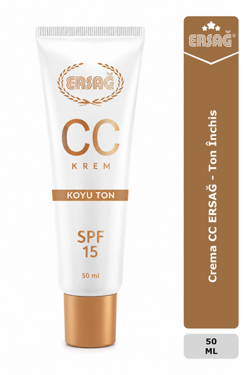Imagine finală în limba română — Crema CC ERSAĞ 50 ML - Ton Închis