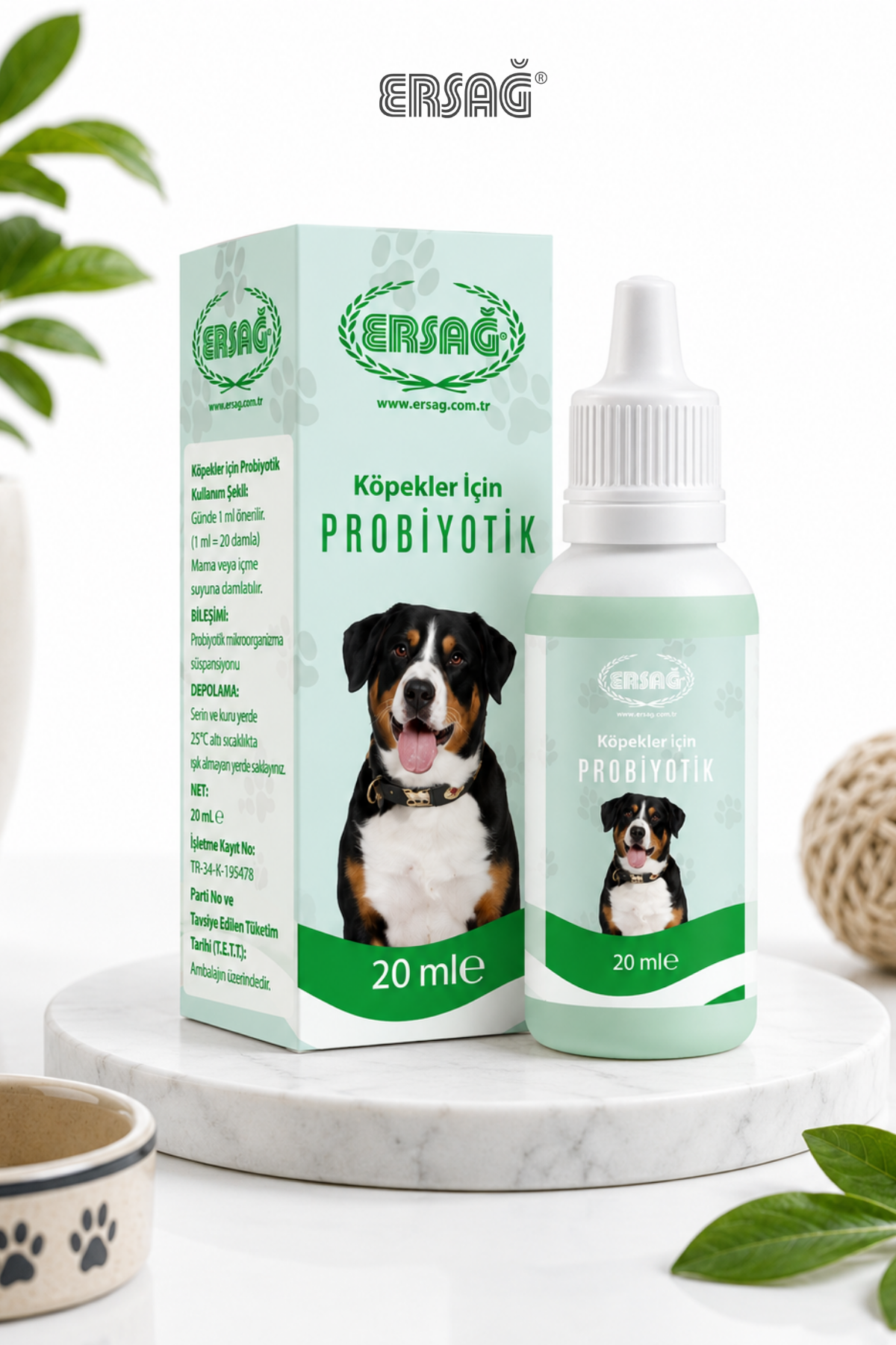 ERSAĞ Suport Probiotic pentru Câini 20 ML